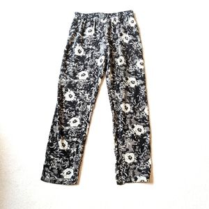 Carrie Parry floral silk sustainable pants